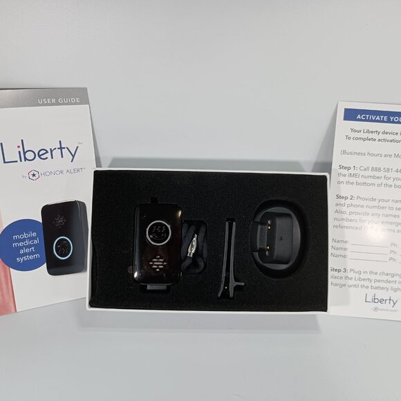 Liberty Honor Alert Rechargeable Mobile Medical Alert System NEW - Picture 5 of 6
